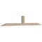 Ekena Millwork Portland Smooth Timber Gable Bracket, Douglas Fir, 84"W x 14"H x 3 1/2"D x 3 1/2"F, 4/12 Pitch GBW084X14X0404POR00SDF - alternate 3